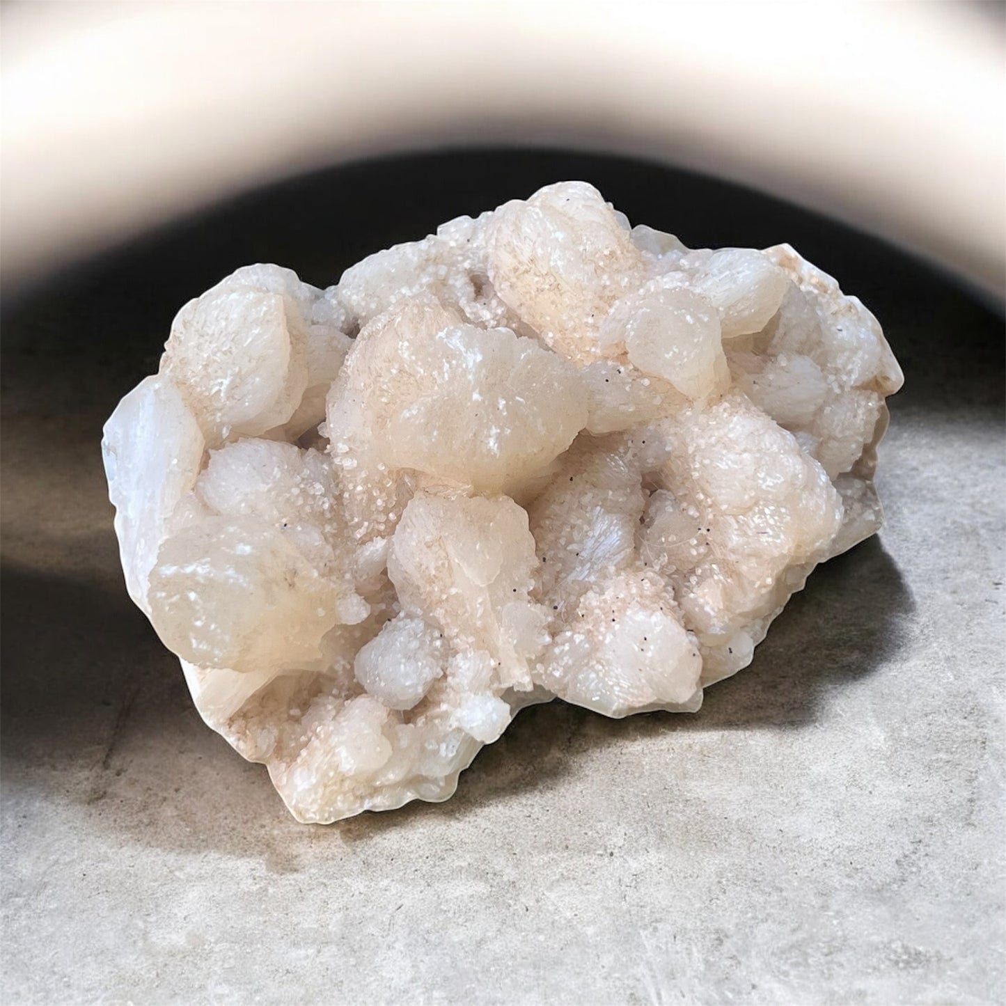 Peach Stilbite with Green Matrix