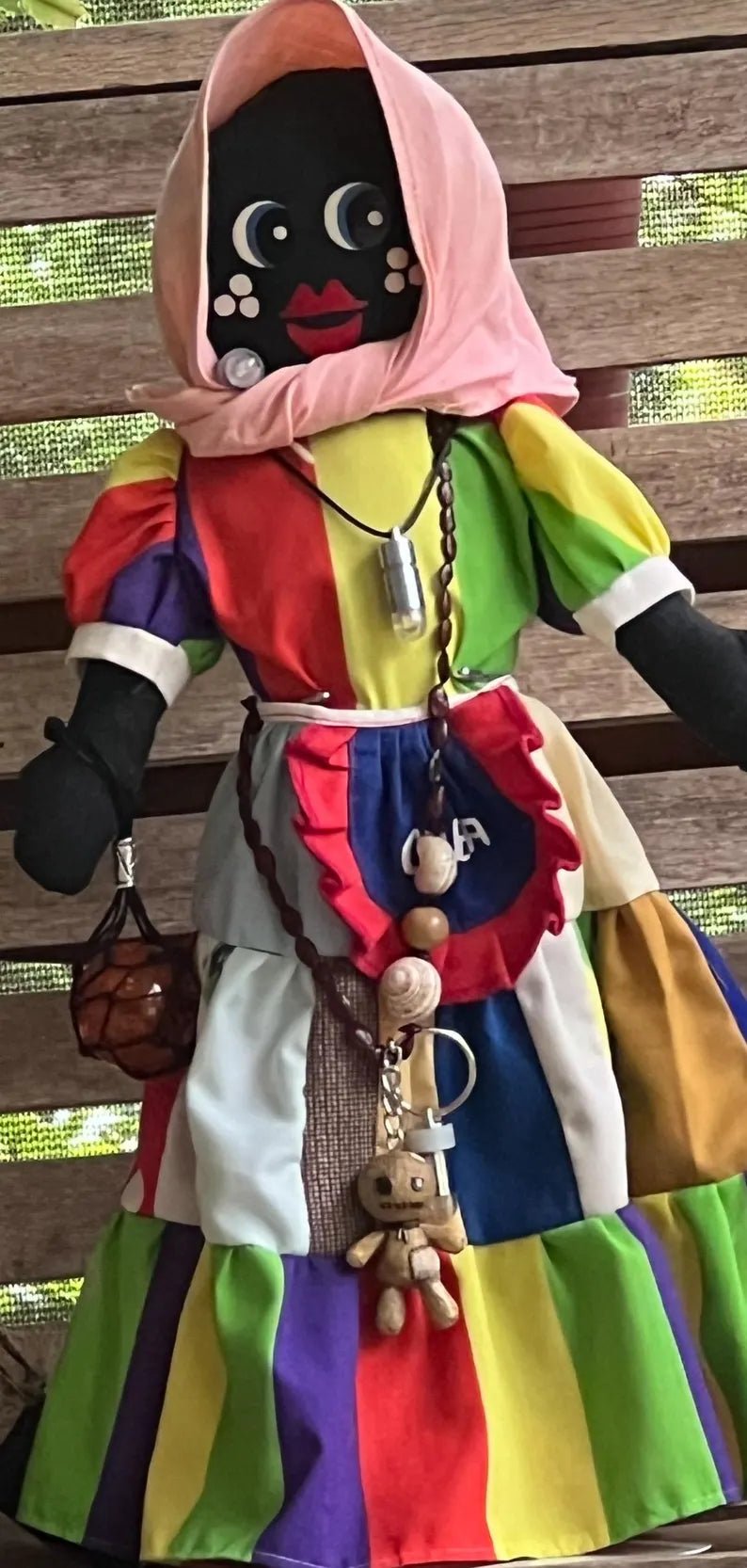 Hemp Catball Cage: Spirit Cat Toy - Lumiren The Haunted Cottage