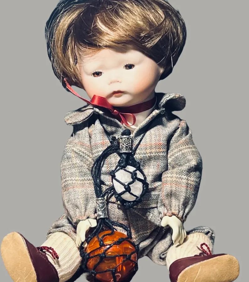 Hemp Catball Cage: Spirit Cat Toy - Lumiren The Haunted Cottage