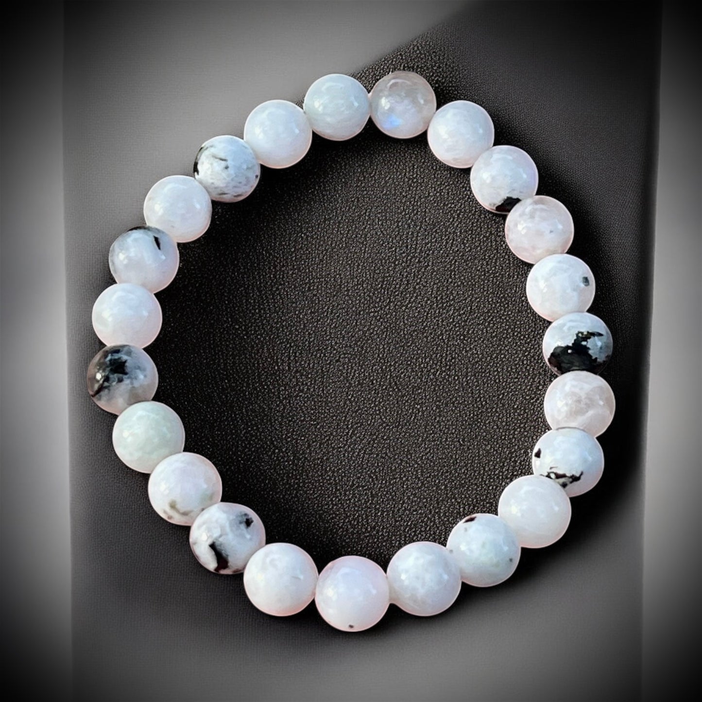 Natural moonstone bracelet for intuition, feminine energy & emotional balance.