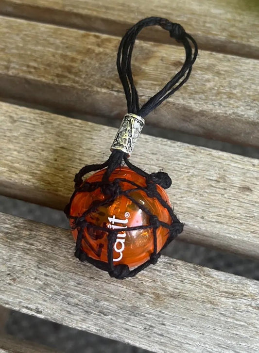 Hemp Catball Cage: Spirit Cat Toy - Lumiren The Haunted Cottage