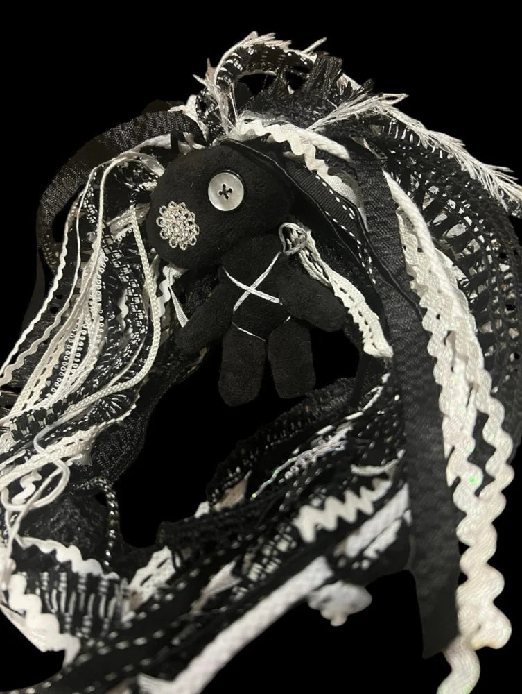 shadow and light spirit doll for healing and shadow work.