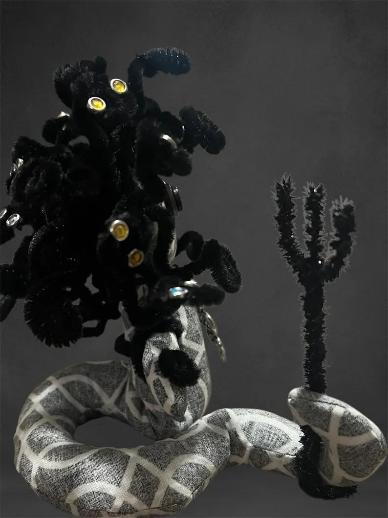 Perfect for Greek mythology collectors, witchcraft altars, and gothic decor. One-of-a-kind.