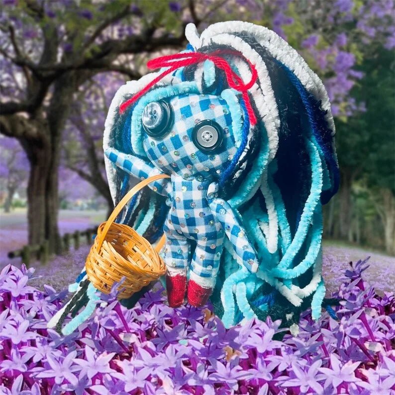 Dorothy - Inspired Hand - Sewn Poppet – Witchy Keepsake, Magical Altar Doll, Storybook Spell Companion - Lumiren The Haunted Cottage