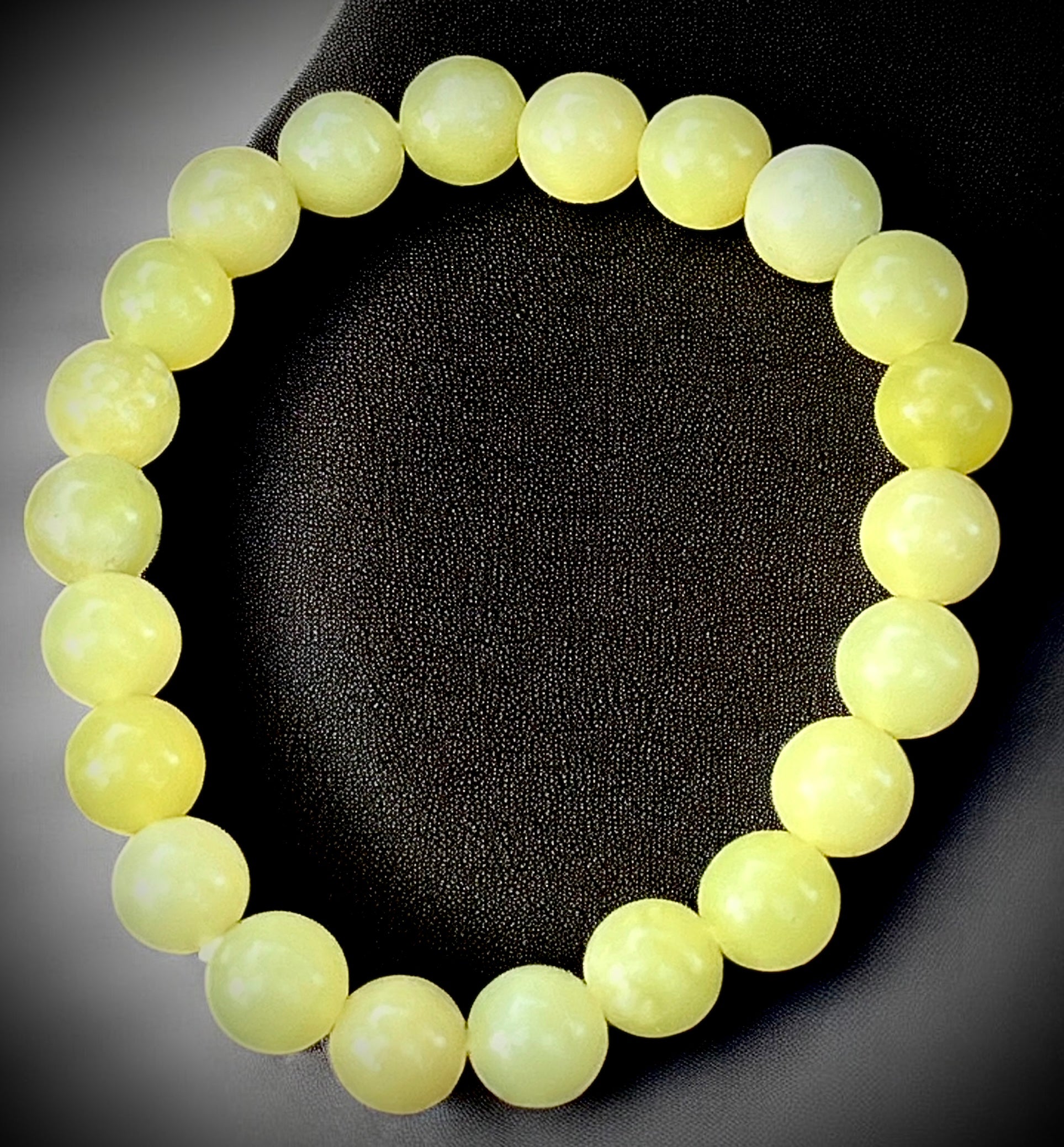 Natural lemon jade for positive energy, joy, and emotional balance.